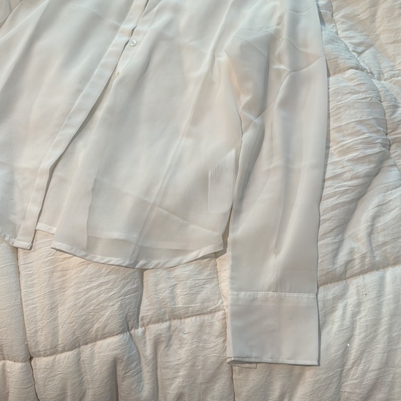 Abercrombie & Fitch Silk Chiffon Button Down - Picture 3 of 3